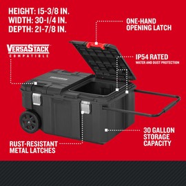CRAFTSMAN VERSASTACK 30 Gallon Quick-Access Rolling Tool Chest (CMST17870)