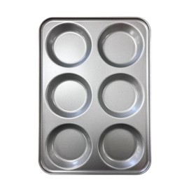 Samuel Groves Giant Yorkshire Pudding Oven Trays Non Stick Made in England (2 Pack, 6 Cup)