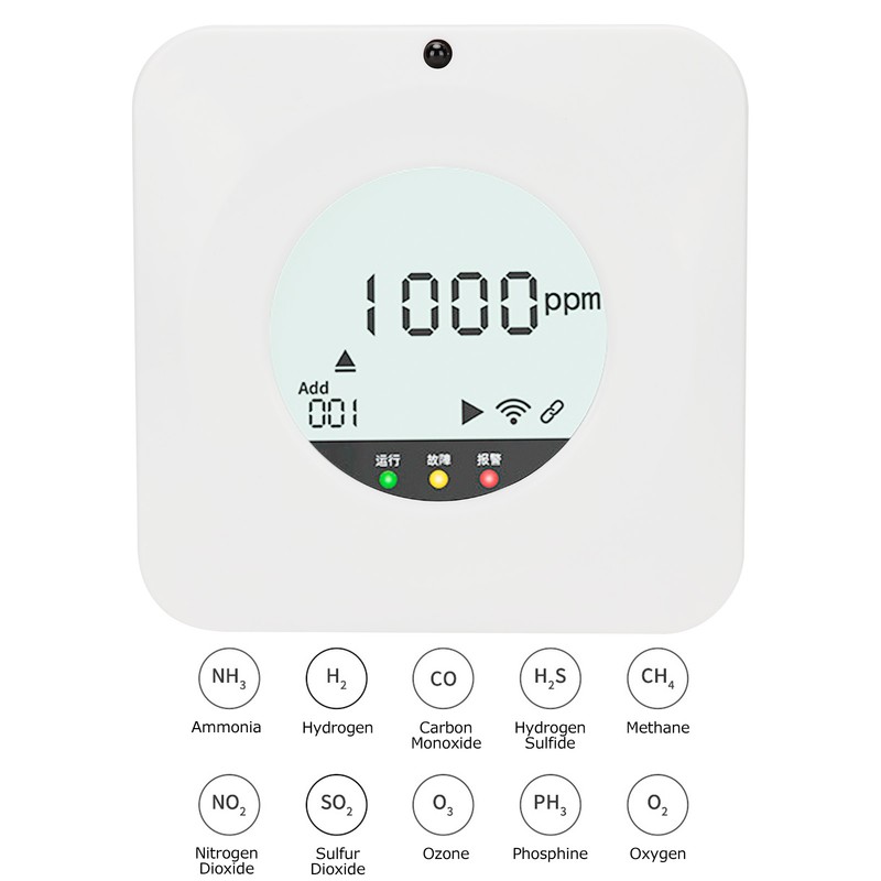 CH4 Gas Detector Monitor LCD Combustible Gas Sensor Alarm for