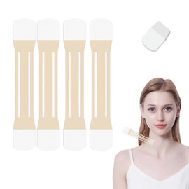 New Face Neck Tape Lifting Invisible, Instant Necks Tape, Firming Invisible tape, for Necks Face Jaw (4 tapes + 20 patches)