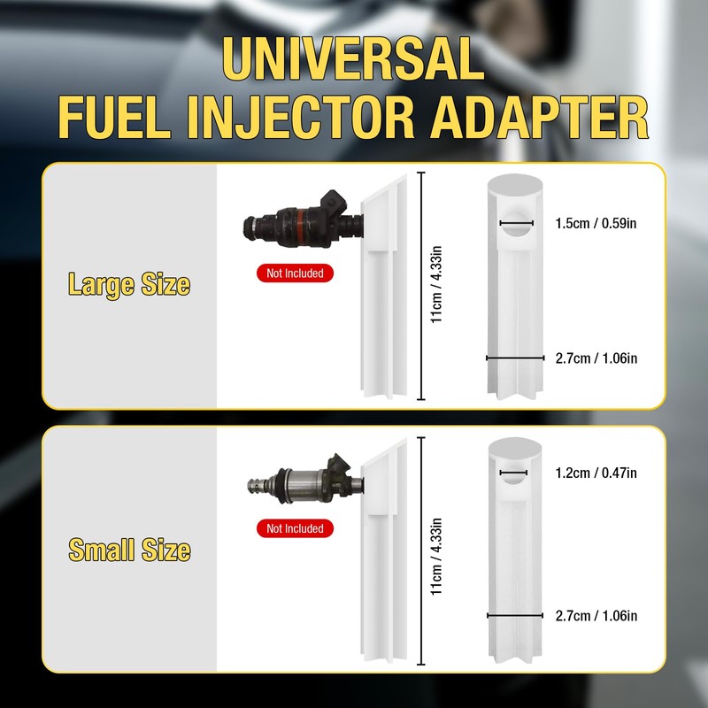 EM276SET Fuel Injector Tester & Adapter DIY Cleaning Tool Kit