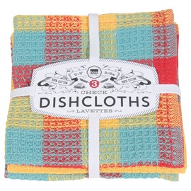 Now Designs Check Dishcloth Set, Lemon, 3 CT