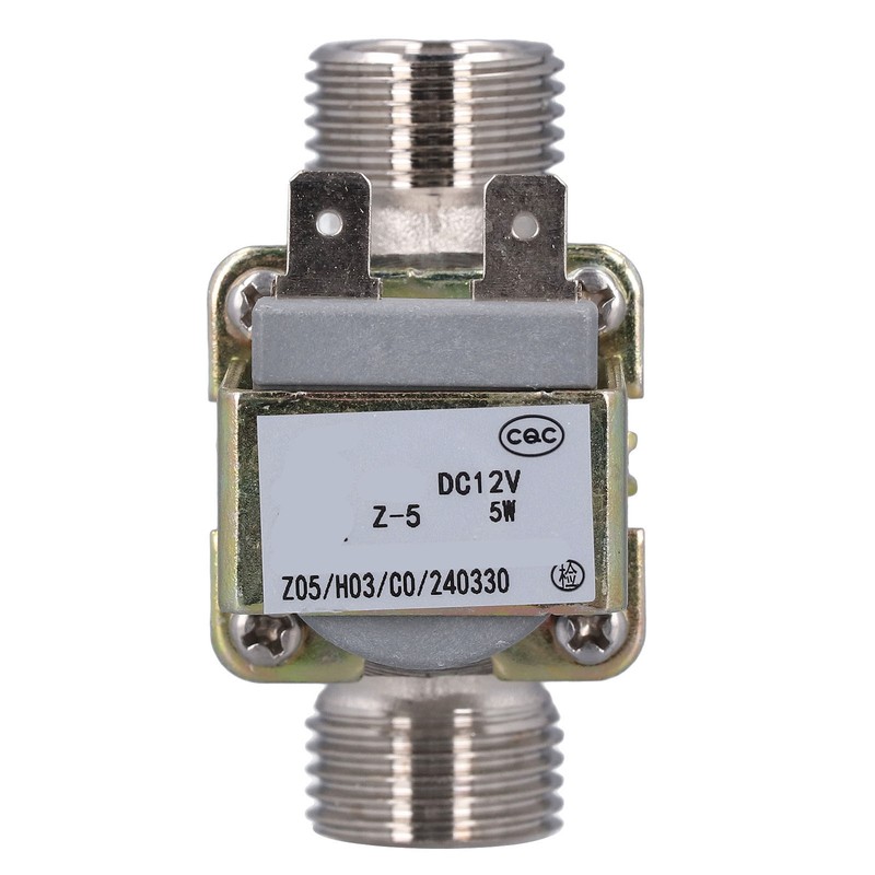G1/2 Water Inlet Solenoid Valve Anti Backflow Removable Filter Screen