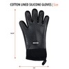 BBQ Butler Heat Resistant Oven Gloves - Silicone Oven Mitts