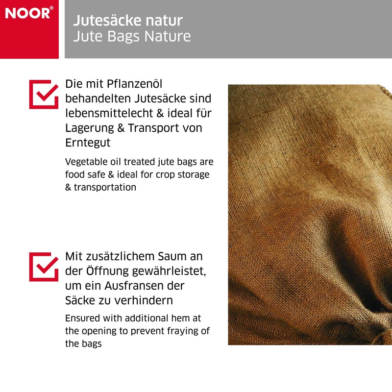 Noor H185 Jute Bag S (60 x 105 cm)
