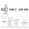 Vogueing Tool 6mm x 1/4" Thread Plastic Pneumatic Connector Air