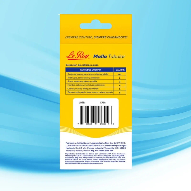 Malla Tubular Elástica Leroy Calibre 5 De 2 M Estirados
