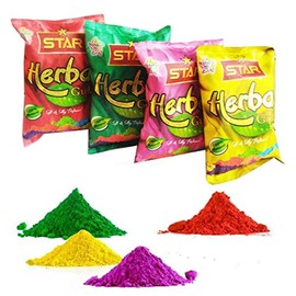 Generic Holi Rang Powder Holi Color Powder Holi Colors Powder Pack of 2 Multicolor