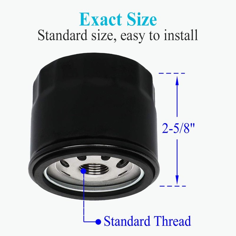 HOODELL 2 Pack 12 050 01-S Oil Filter for Kohler