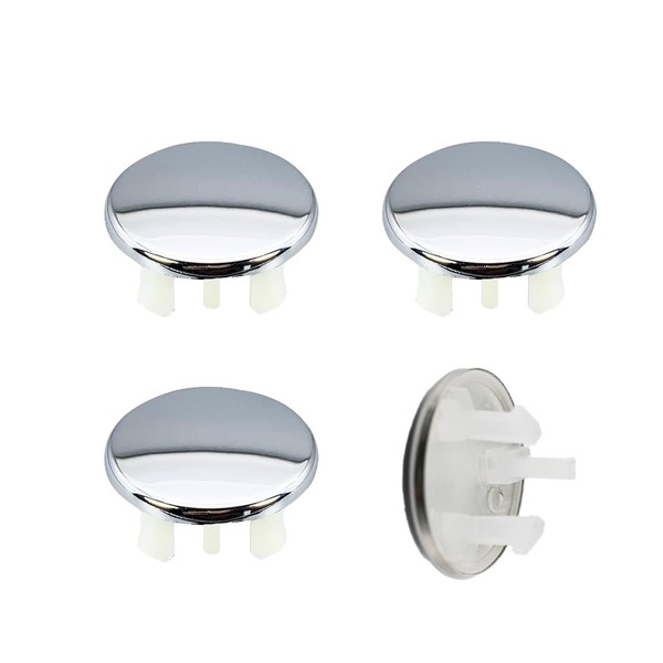 4 Pack Sink Overflow Cover Single Spherical Stainless Steel Insert