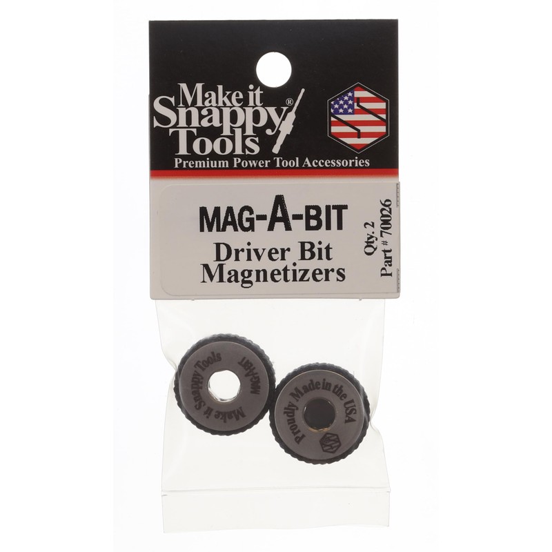 2 Pack of Mag-A-Bit Driver Bit Magnetizers