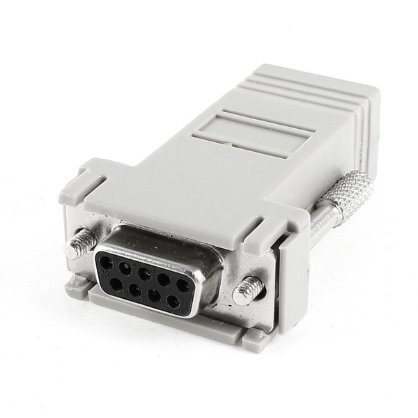 uxcell RJ45 to DB9 Female Adapter, VGA DB9 9 Pin