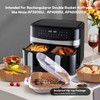 Baking Paper for Hot Air Fryer with Double Chamber, Pack