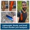 Ultralight Backpacking Trowel Aluminum Shovel Small Potty Multitool with Longer
