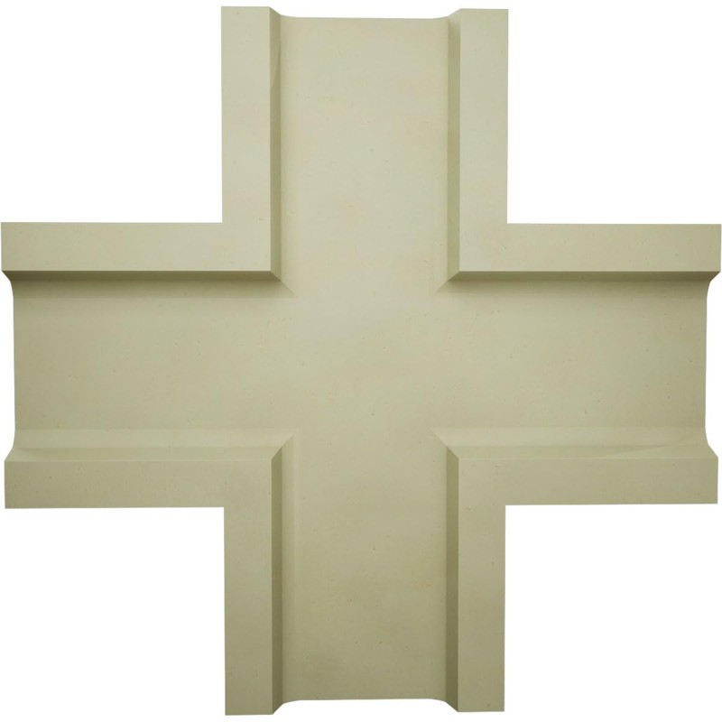 Ekena Millwork CC08ICI04X20X20DE Inner Cross Intersection for 8" Deluxe Coffered