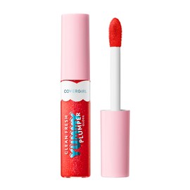 CoverGirl COVERGIRL Clean Fresh Yummy Gloss, 900 It's Gold Outside, Plumper Gloss, Glassy Shine, Vegan Formula, Volumizing Lip Plumper, Cooling, Easy to Apply, Minty Flavor
