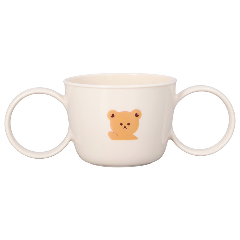 Baby Learning Drinking Cup 200mL Cartoon Animal Print Silicone Training