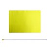 WXTWK 12 Pack Solid Yellow Flag Small Mini Plain Yellow