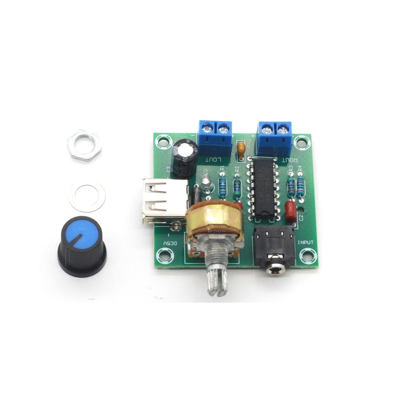 LeHang 5Wx2 Mini Power Amplifier Audio Speaker Amp DC 5V