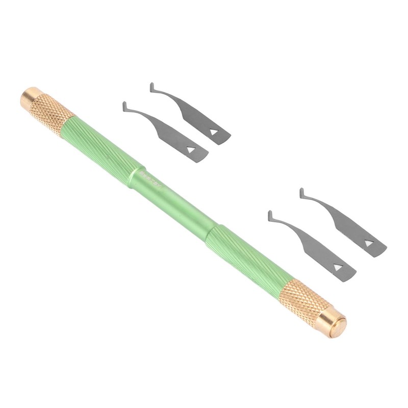4 In 1 Hobby Knife Set Mesh Carved Pattern Multi