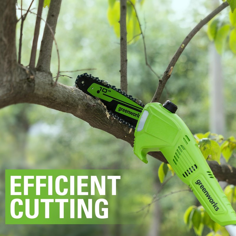 Greenworks 10" Replacement Pole Saw Bar and Chain Combo