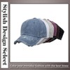 One Limitation CP338 Plain One Color Distressed Cap, Hat, Running,