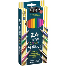 Sargent Art 22-7205 24-Count Assorted Color Watercolor Pencil Set