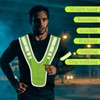 VEGCOO Reflective Running Vest Set, Adjustable High Vis Running Vest