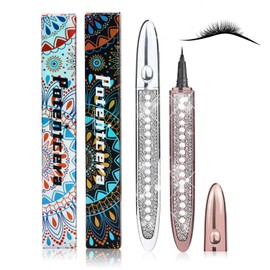 ICORIC Magnetic Liquid Eyeliner Smudge Resistant Liquid Eyeliner Waterproof - Long Lasting Eyeliner Liquid Liner Black, Quick Drying Eyeliner (2 PCS)