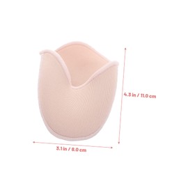 Mipcase 1 Pair Ballet Toe Pads Comfortable Forefoot Relief Pouches for Dancers Breathable Design with Suitable for All Shoe Types Reduces Discomfort and Blisters of Sebs Protective Caps
