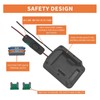 18V Battery Adapter Good Fit Lithium Battery Converter with Fuse