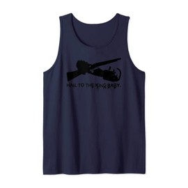 Hail To The King Baby Chainsaw Shotgun Cross Men Women Teens Tank Top