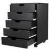 SEGAWE 5 Drawer Dresser Storage Tower Organizer Unit for Bedroom