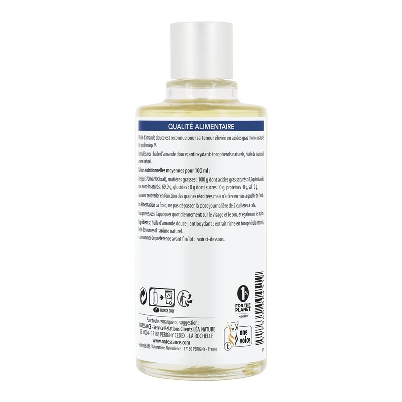 Natessance Sweet Almond Oil 100 ml