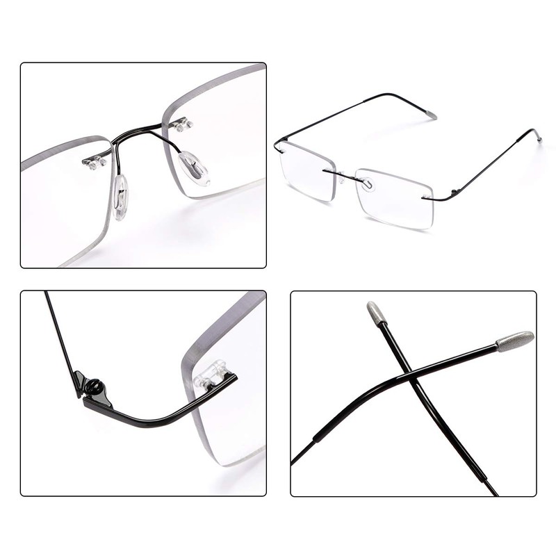PEEPAI Photochromic Progressive Multifocus Reading Glasses UV Sunglasses Computer Anti