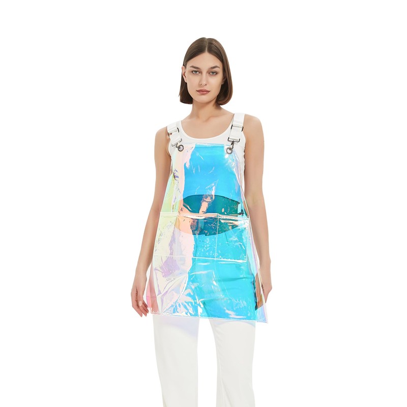 MIKI WELL Cross-back Adjustable Apron With 3 Pockets Hair Salon