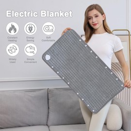 Extra Large Heating Pad, 40"x20" XXL Electric Heating Pad, Relieves Back Pain, 6 Quick Heat Settings（86°F-149°F）, Auto Shut-Off,Moist Heat Option, Machine Washable - Christmas Gifts, Dad, Mom