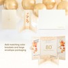 Rolarhola 80th Birthday Guest Book and Party Decorations Set, 12x18