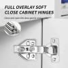 NoBrand Full Overlay Soft Close Cabinet Hinges, 1 Pair (2