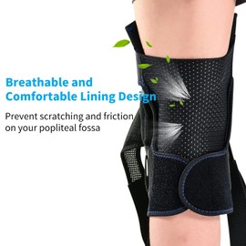 ABYON Joint Knee Brace for Men and Women, Knee Brace with Open Patella and Double-Sided Stabilizers to Relieve Knee Pain, MCL, ACL, LCL, Tendonitis, Ligaments