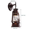 Rustic Wall Sconce Lantern Light, Vintage Wall Light Fixture with
