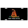 Ruffin Flag, Black Gadsden Flag License Plate