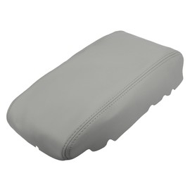 X AUTOHAUX Car Center Console Lid Armrest Seat Box Cover Protector Replacement Microfiber Leather for Toyota Camry 2006-2011 Gray