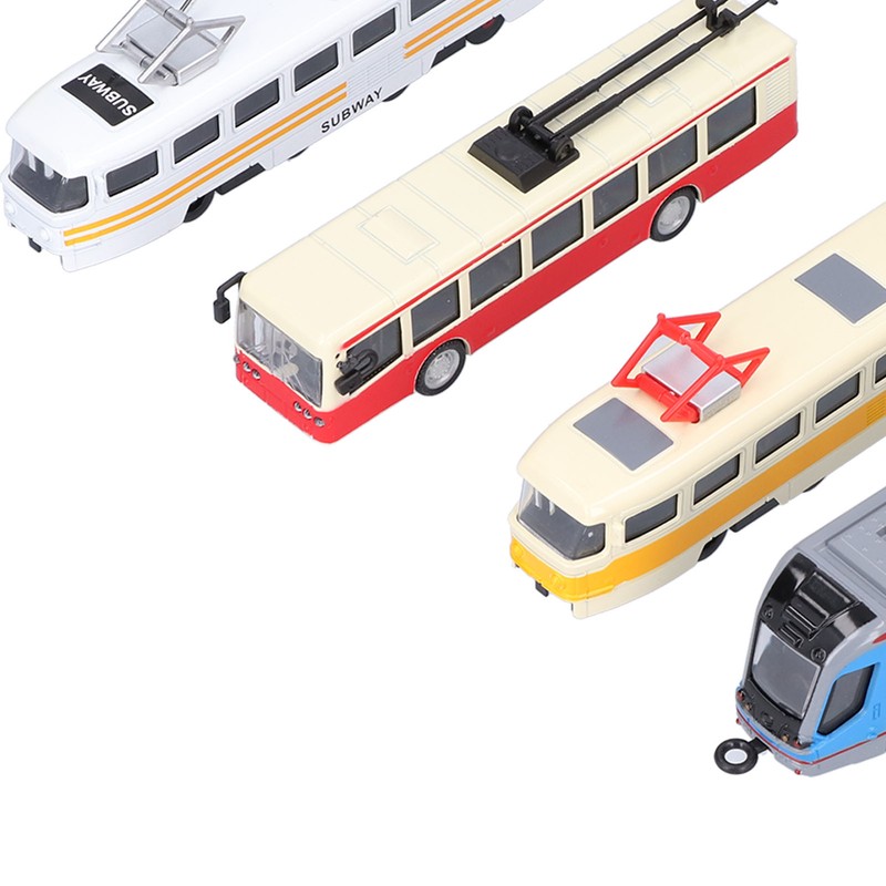 HighSpeed Railway Bus Model PullBack Vehicle Collection Model Toy for