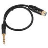 XLR to 6.35mm Cable Female to Male Gold Plated XLR