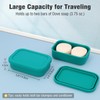 Enhanced Leak Proof Travel Soap Case, AIMAIAIMAI Silicone Soap Container