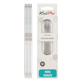 KnitPro Nova Cubics Double Pointed Needles 8" (20cm) | 3.50mm