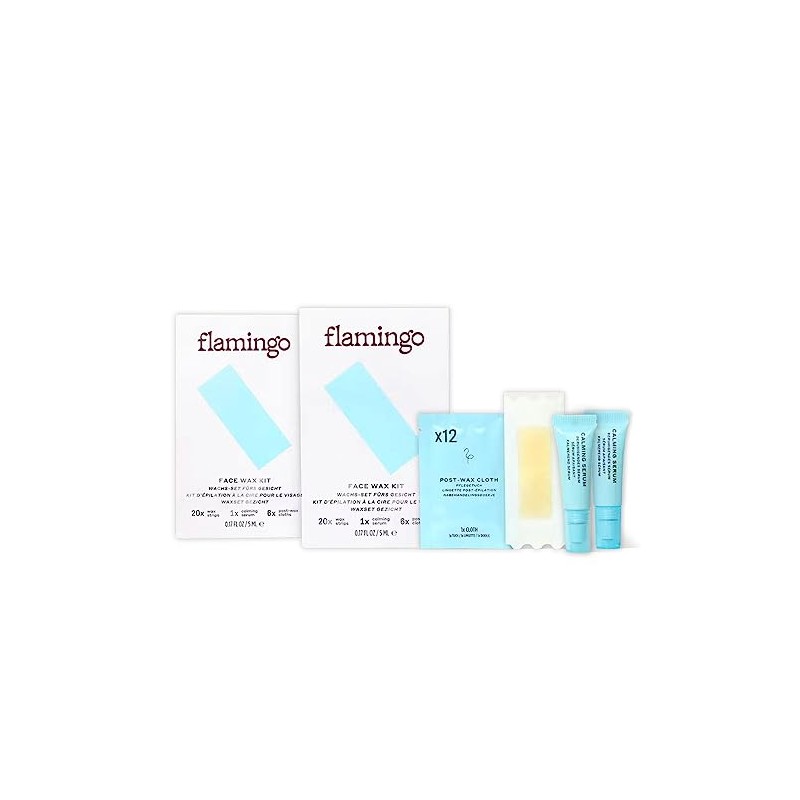 Flamingo Face Wax Kit - Women's Waxing Kit with 40