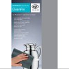 alfi Cleanfix 2900,100,000 Cleaning Cloth Microfibre Black, Fabric, Grey, 20