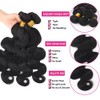 FLOWITHU Body Wave Bundles with Closure (16 18 20+14 Closure)